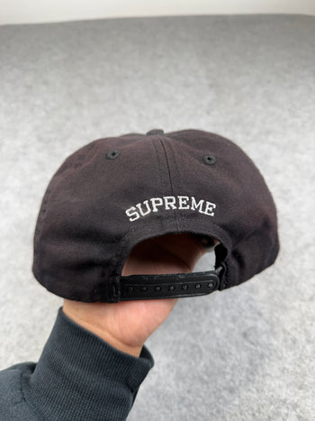 Supreme World 5 Panel Hat Black (USED)