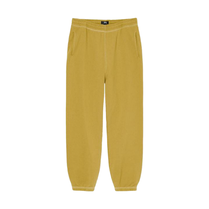 Stussy Contrast Stitch Label Sweatpants Gold | Vitnage Clothing Store Canada