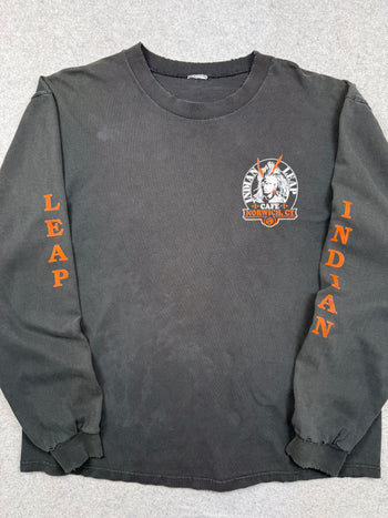 Vintage Norwich Indian Leap L/S Tee Black