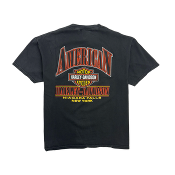 Vintage '99 American Harley Davidson Tee Black