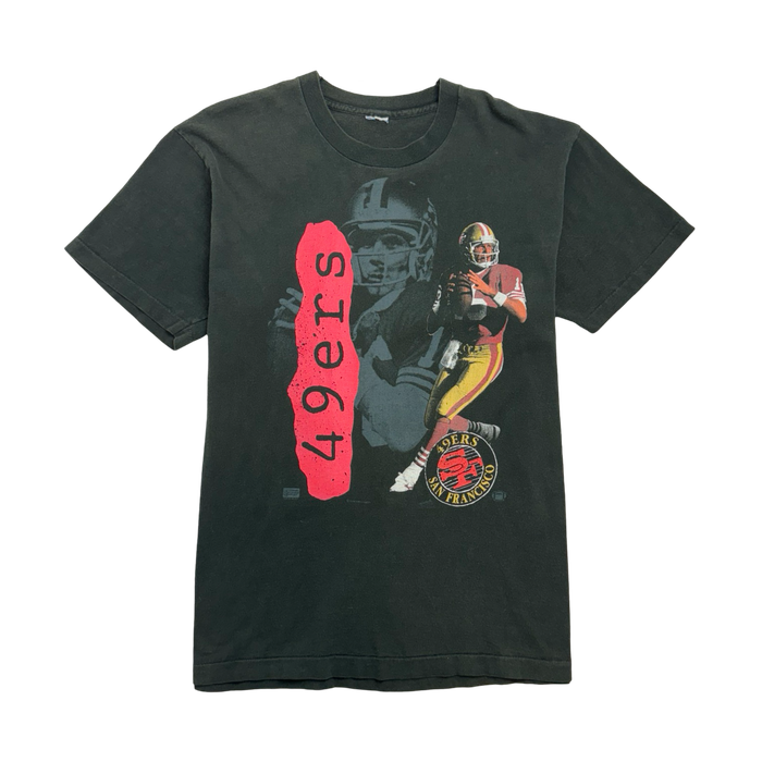 (L) Vintage 90s San Francisco 49ers Tee Black | Vitnage Clothing Store Canada