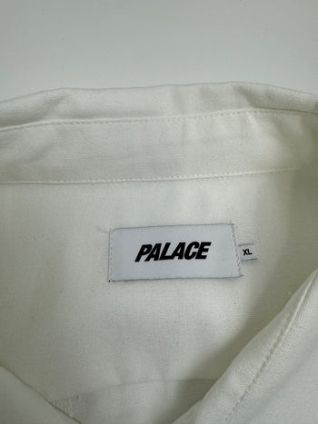 Palace Crochet Patchwork Button-Up Shirt White (USED)