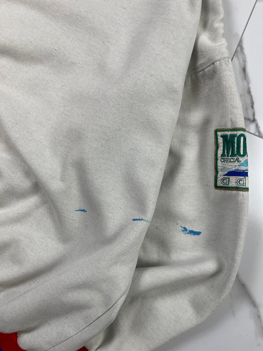 Vintage 1980s Adidas Mt. Hämnesnärd Patrol Sweatshirt White | Vitnage Clothing Store Canada