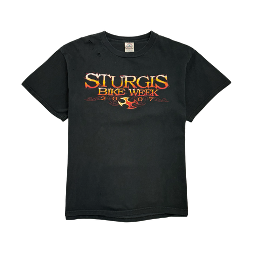 (M) Vintage '07 Sturgis Bike Week Tee Black | Vintage Clothing Store Canada