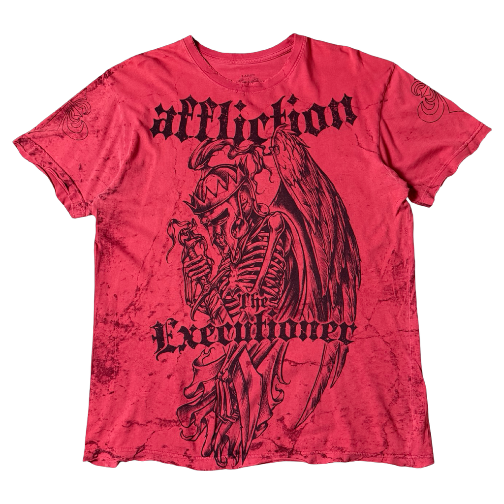 Y2K Affliction Tee Red