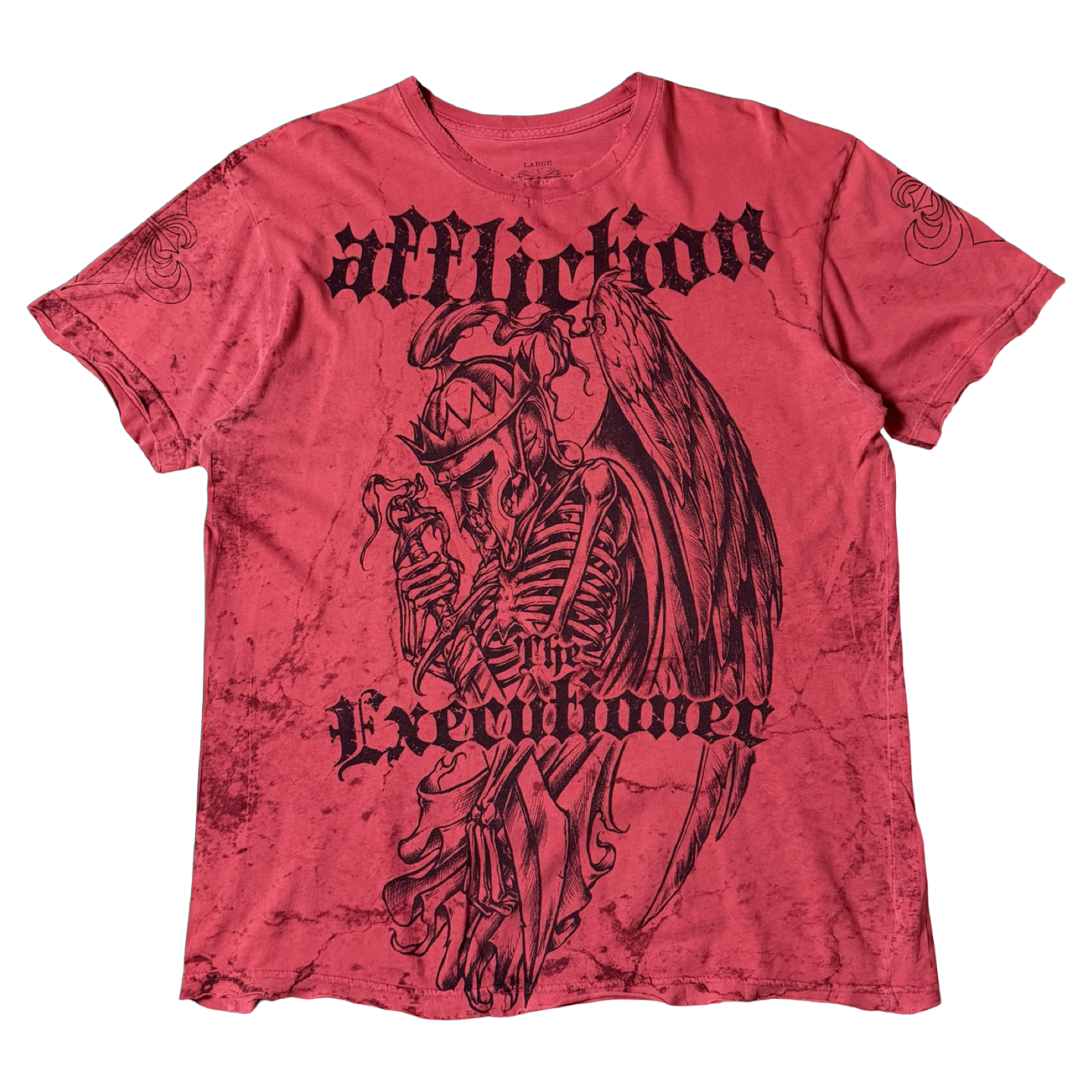 Y2K Affliction Tee Red