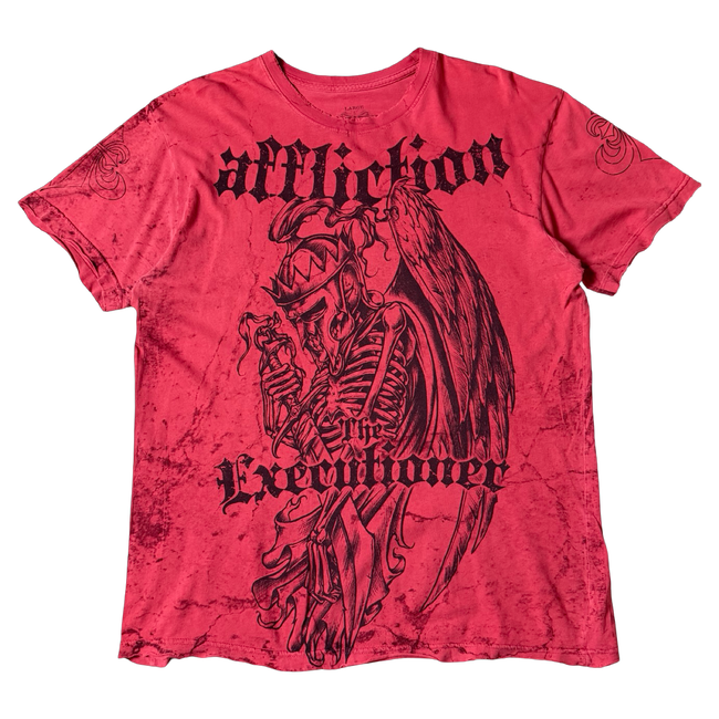 Y2K Affliction Tee Red