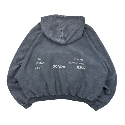 Kanye West Donda Doves Slam Hoodie Washed Black (USED) | Vintage Clothing Store Canada