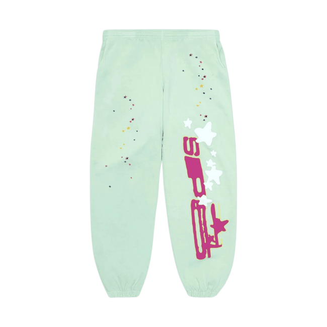 Sp5der SP5 Mint Sweatpants 'Mint'