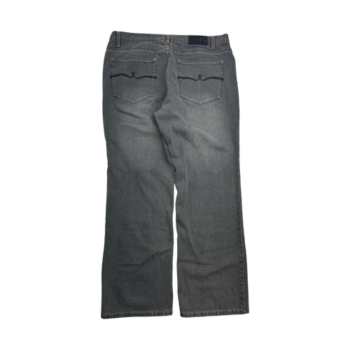 Vintage Y2k Moto Denim Pants Faded | Vintage Clothing Store Canada