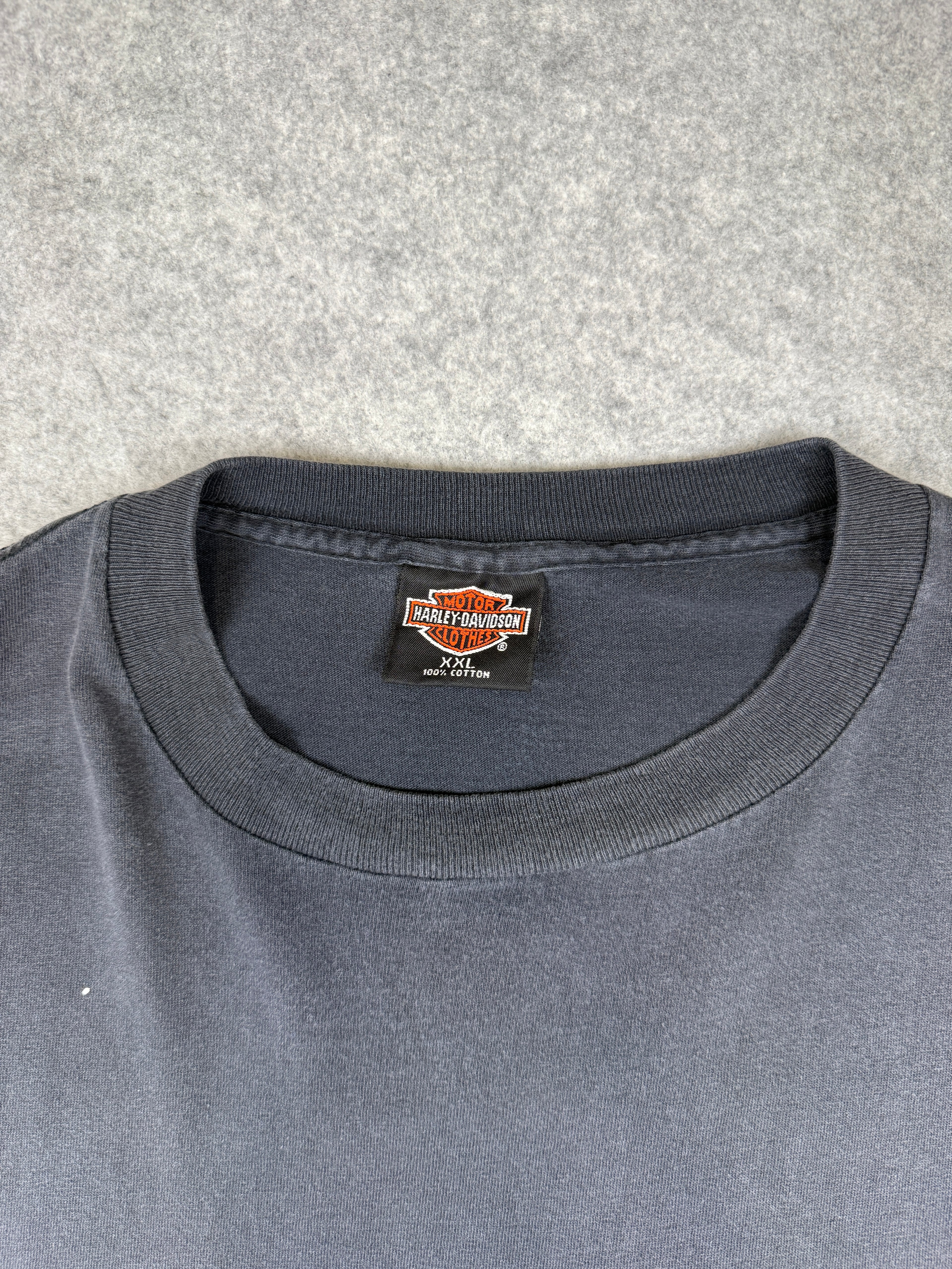 Vintage Harley Davidson Honolulu Hawaii Tee Black