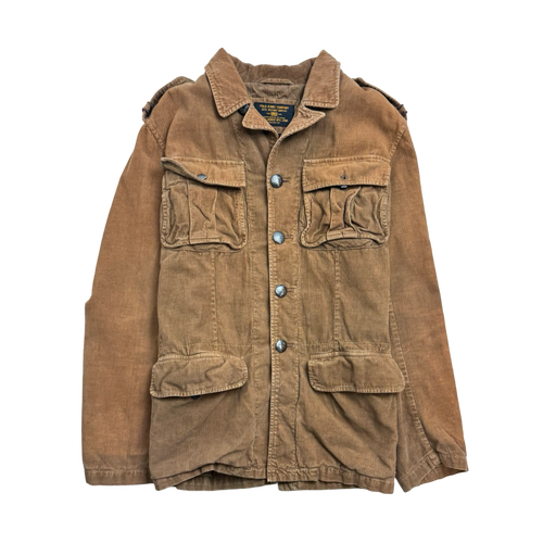 Vintage Polo Ralph Lauren Corduroy Button Up Jacket Brown | Vintage Clothing Store Canada