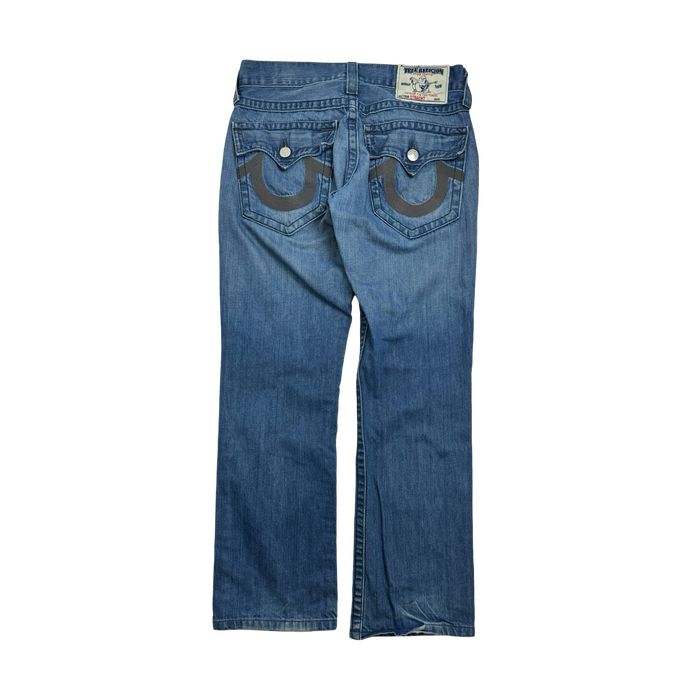 Vintage Y2k True Religion Straight Cut Denim Pants | Vitnage Clothing Store Canada