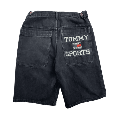 Vintage Tommy Hilfiger Sports Denim Short Black | Vintage Clothing Store Canada