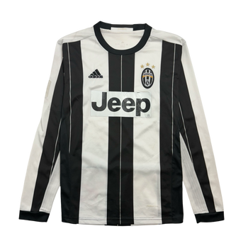 (M) Adidas Juventus L/S Soccer Jersey Black/White