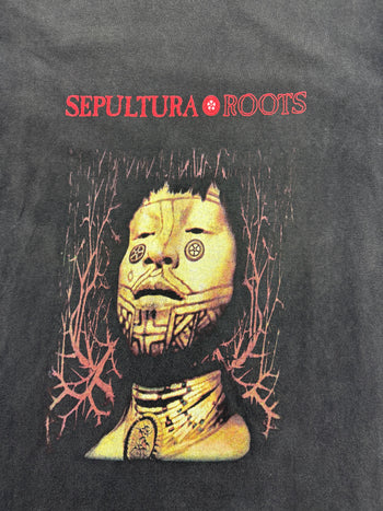 (M) Vintage 2000s Sepultura Band Tee Black