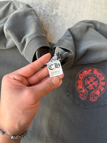 Vintage Faded Chrome Hearts Snowflake Horse shoe T-shirt Cropped