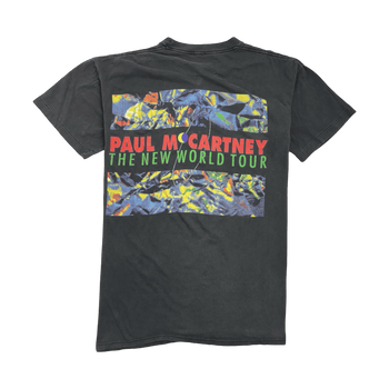 (L) Vintage '93 Paul McCartney The New World Tour Tee Black