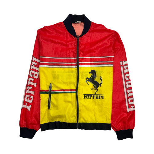 Vintage 90s Ferrari Light Jacket Red | Vintage Clothing Store Canada