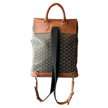Goyard Alpin Goyardine Backpack Black/Tan