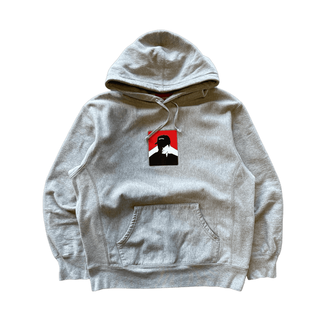 Supreme Portrait Hoodie FW20 Heather Grey USED