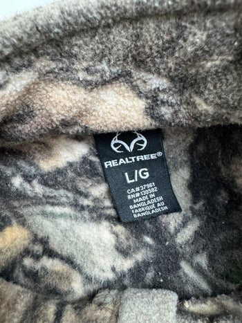 (L) Realtree Full-Zip Fleece Camo