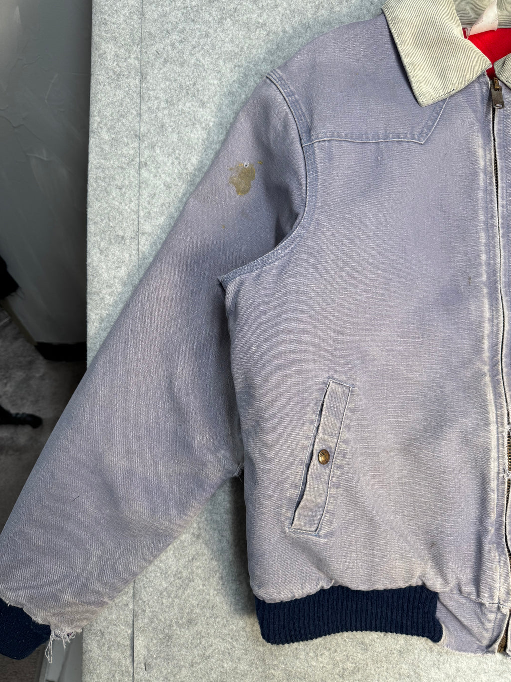Vintage 1990’s Carhartt Santa Fe Centennial Work Jacket Faded Lilac
