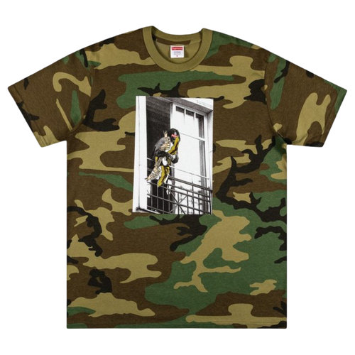 Supreme ANTIHERO Balcony Tee Woodland Camo | Vintage Clothing Store Canada