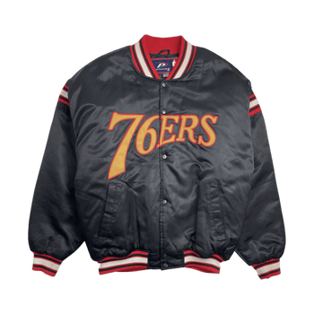 (XL) Vintage Philadelphia 76ers Satin Jacket