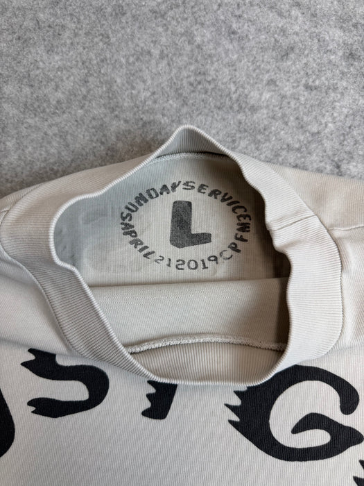 Kanye West Sunday Service Trust God Tee Cream (USED) | Vitnage Clothing Store Canada