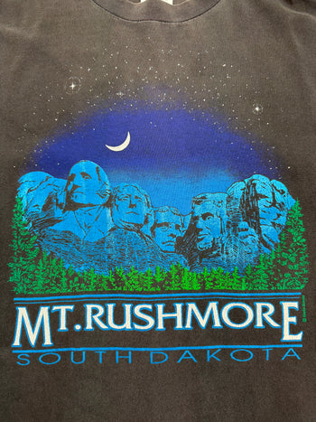 (XL) Vintage Mt.Rushmore Tee Faded Black