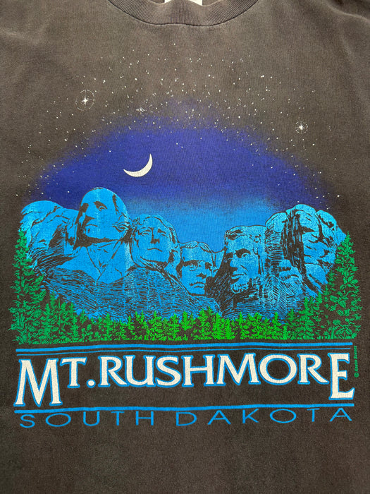 (XL) Vintage Mt.Rushmore Tee Faded Black | Vitnage Clothing Store Canada