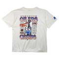 Vintage Edmonton Oilers 1990 Stanley Cup Champions Tee White