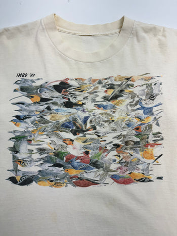 (M) Vintage '97 Nature Birds Tee Cream