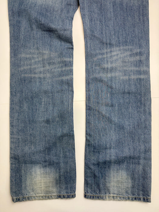 Mek Denim Distressed Blue Pants | Vitnage Clothing Store Canada