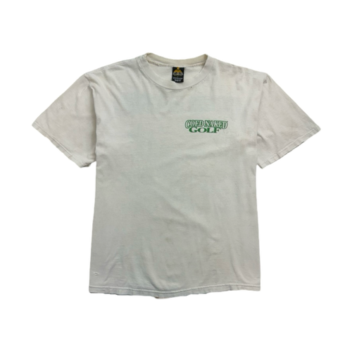 (M) Vintage Coed Naked Golf Tee White | Vintage Clothing Store Canada