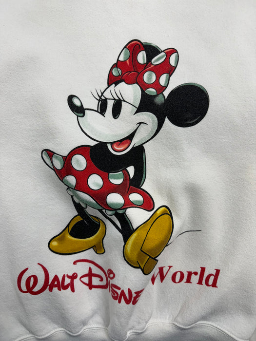 (XS) Vintage Disney Minnie Mouse Sweatshirt White | Vitnage Clothing Store Canada