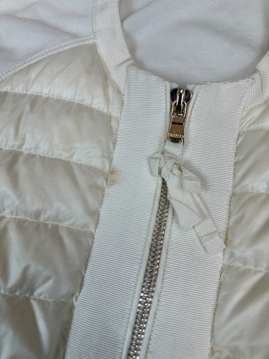Women’s Moncler Maglia Collo Alla Coreana Semi Puff White | Vitnage Clothing Store Canada