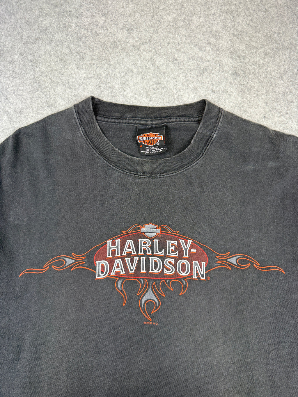 Vintage Harley Davidson Golden Gate Bridge Tee Black