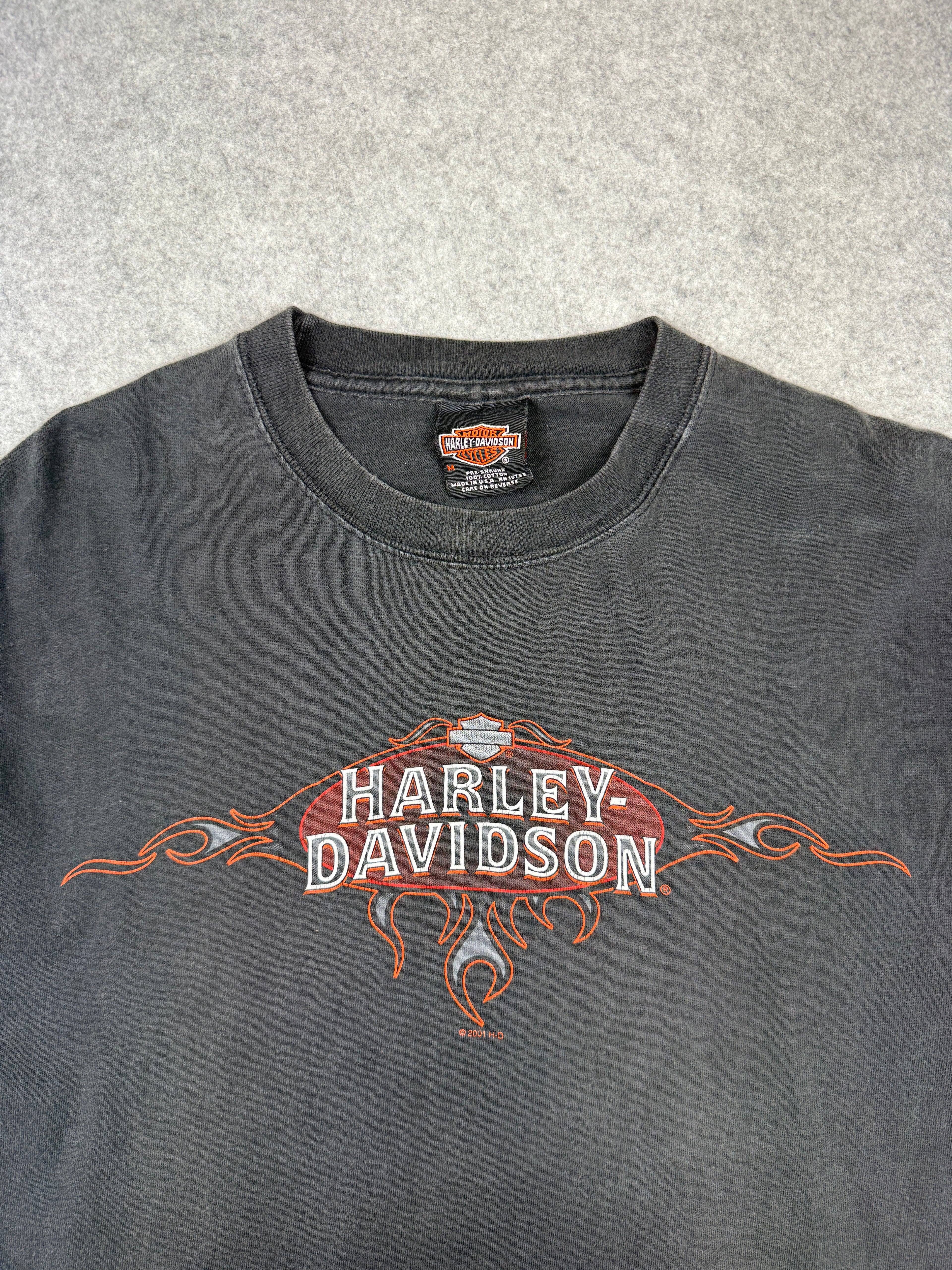 Vintage Harley Davidson Golden Gate Bridge Tee Black