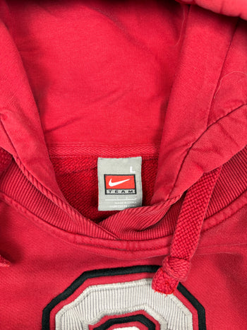 Vintage Nike Ohio State Hoodie Red