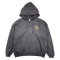 Vintage Minnesota Vikings Hoodie Faded Black