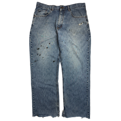 Blind Distressed Paint Splatter Denim Pants | Vintage Clothing Store Canada
