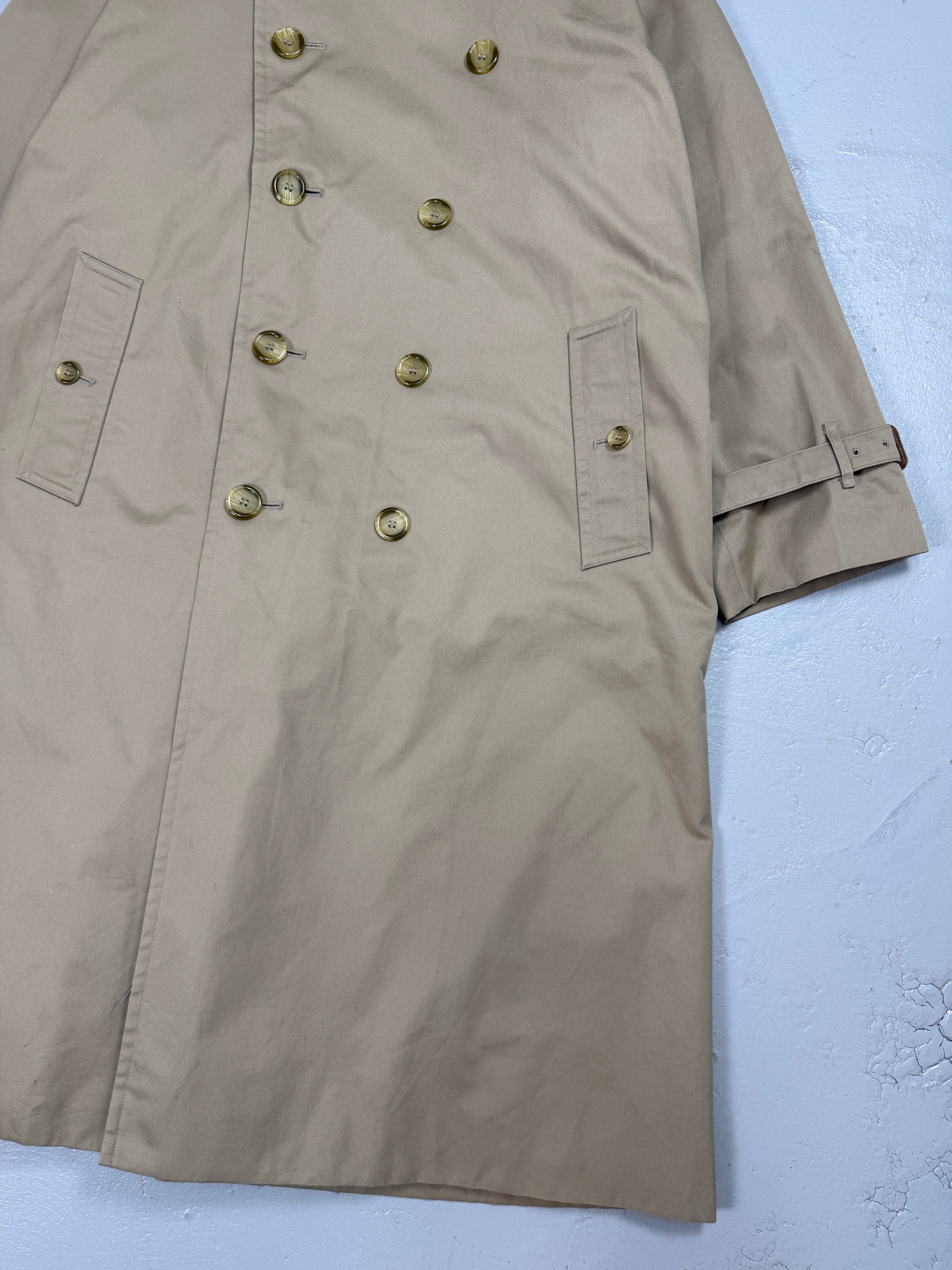 Vintage Men's Burberry Trench Coat Beige