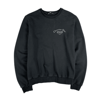 Christian Dior Atelier Logo Sweatshirt Black (USED)