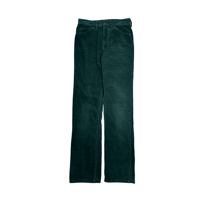 (28) Vintage Marks Corduroy Pants Emerald Green | Vitnage Clothing Store Canada