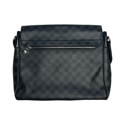 Louis Vuitton Damier Graphite District NM Messenger Black/Blue | Vintage Clothing Store Canada