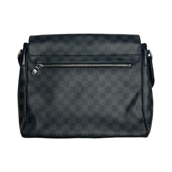 Louis Vuitton Damier Graphite District NM Messenger Black/Blue | Vitnage Clothing Store Canada