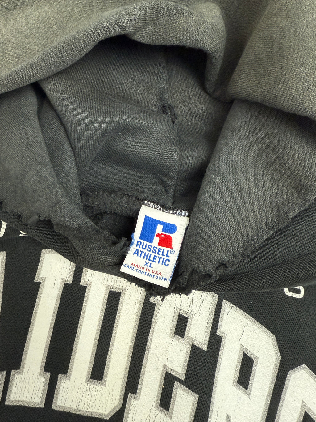 Vintage 90's LA Raiders Hoodie Black