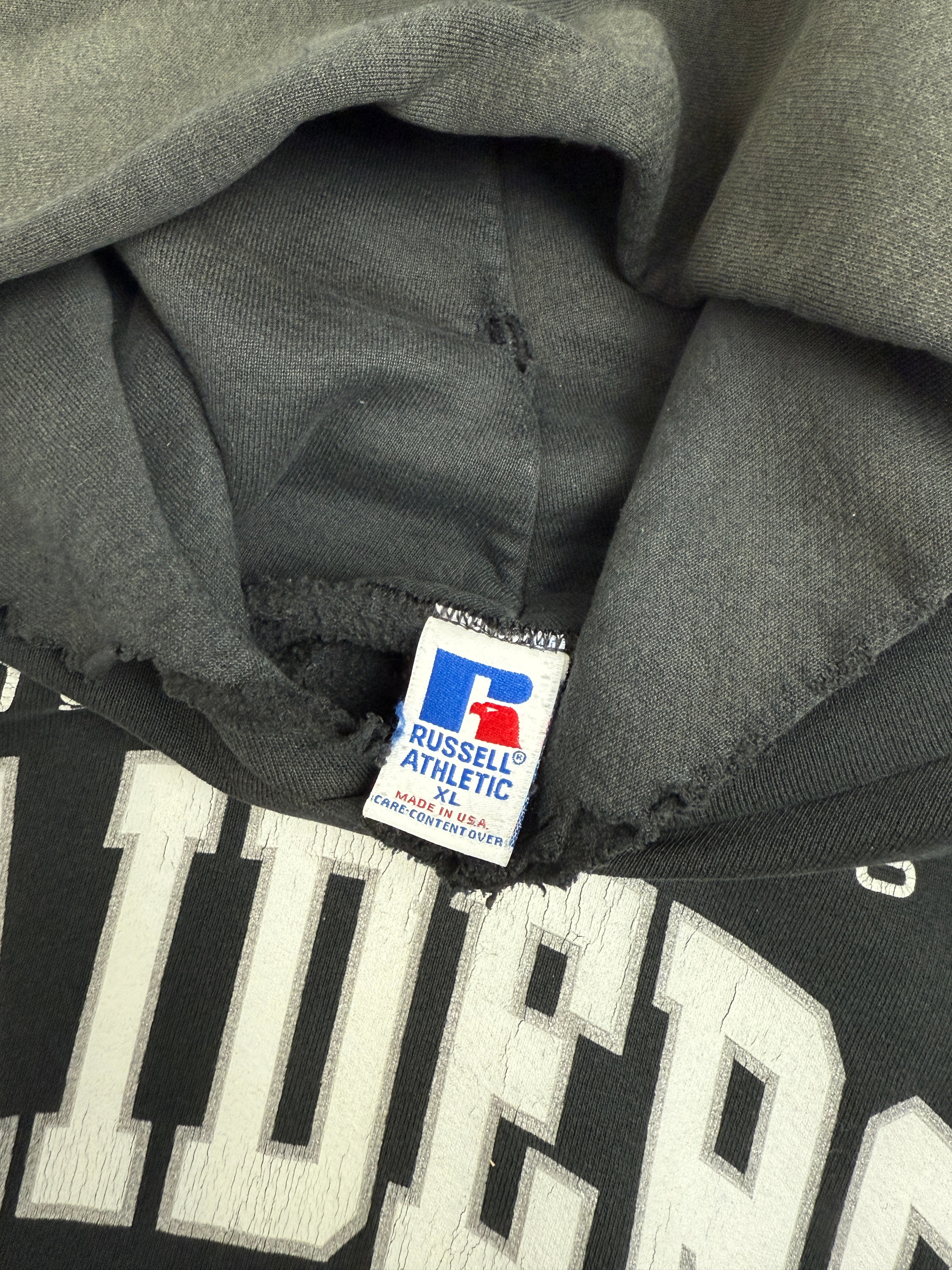 Vintage 90's LA Raiders Hoodie Black